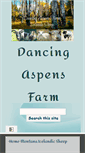 Mobile Screenshot of dancingaspensfarm.com